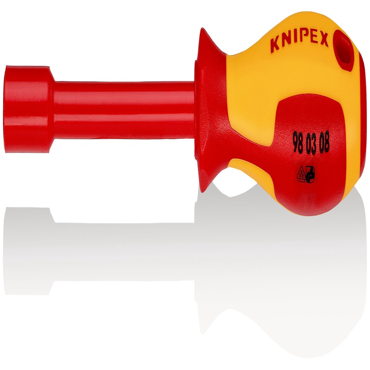 KNIPEX 98 03 08 NUT DRIVERS, WITH HANDLE