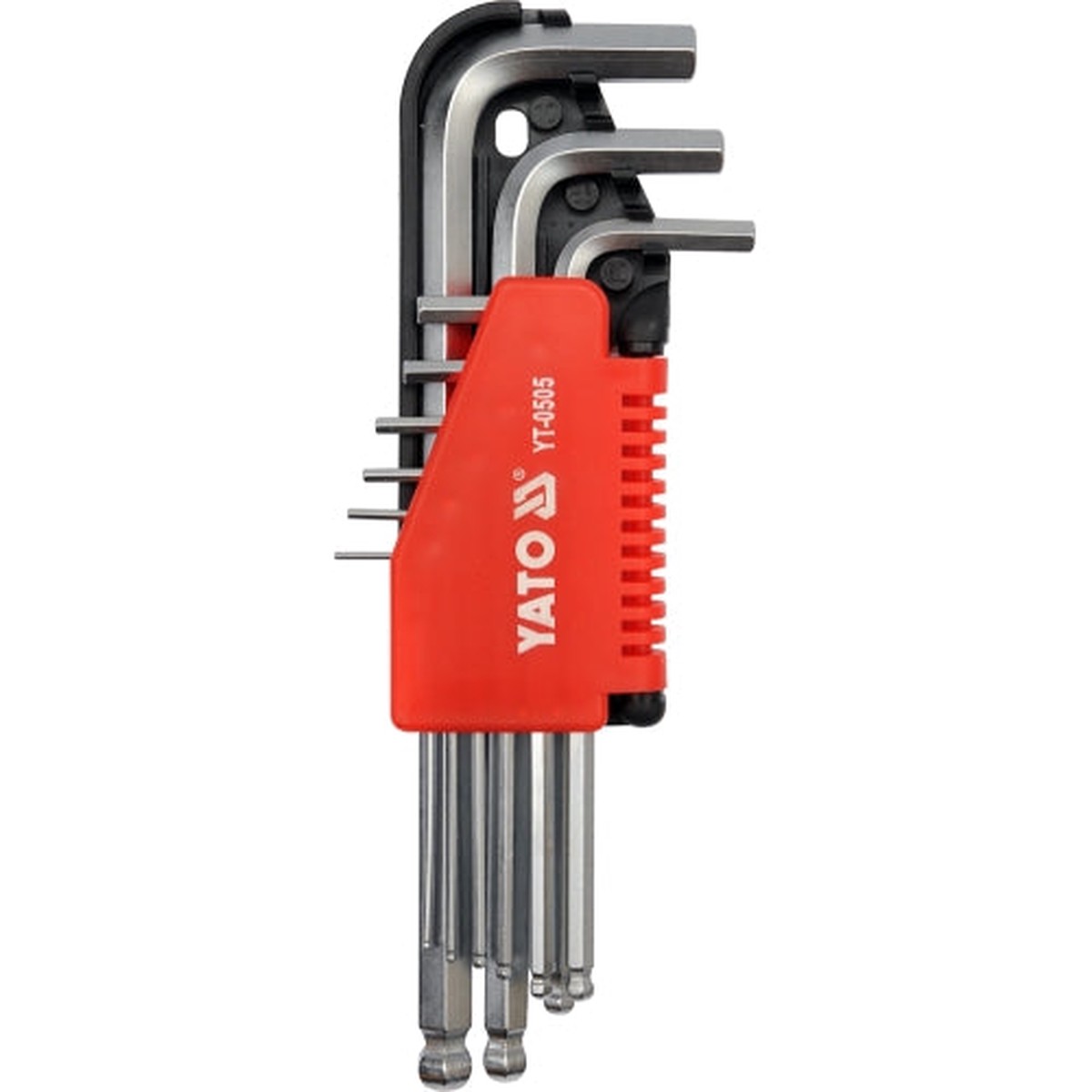 YATO 9Pc Hex Key Set Ball-Shaped End 1.5-10mm | YT-0505