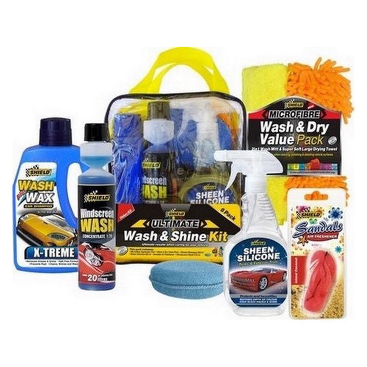 Shield 6 Piece Wash & Shine Kit | SH469