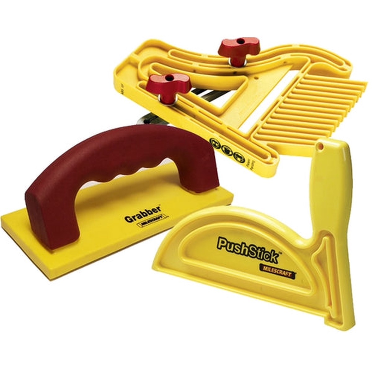 Milescraft Safety Kit - Featherboard, Push Block & Push Stick | 7334