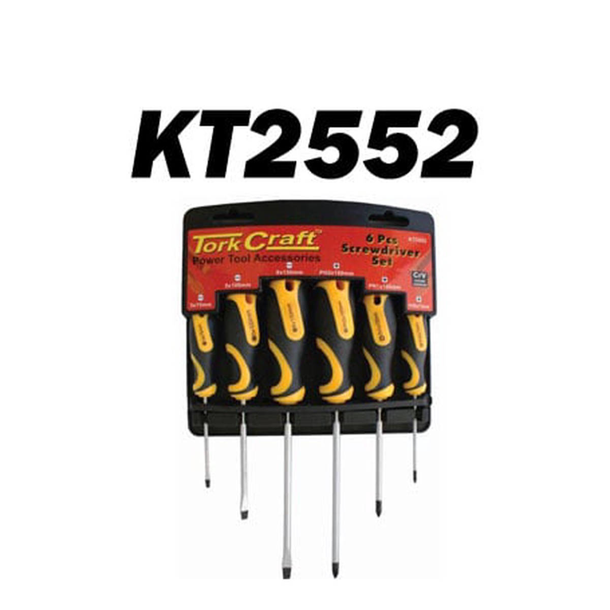 6 Piece Screwdriver Set (KT2552)