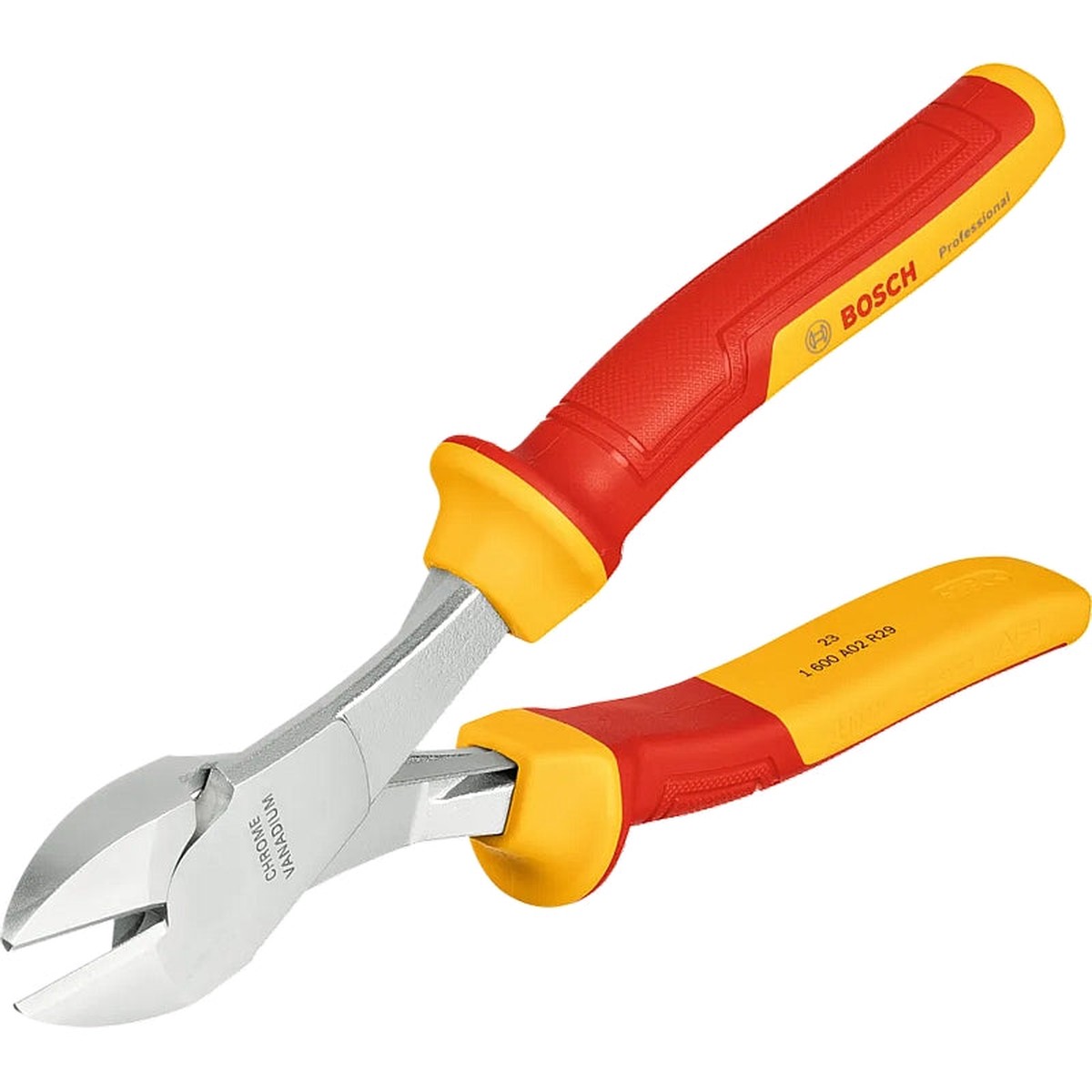 Bosch VDE High Leverage Diagonal Side Cutters, 200mm | 1600A02NE2
