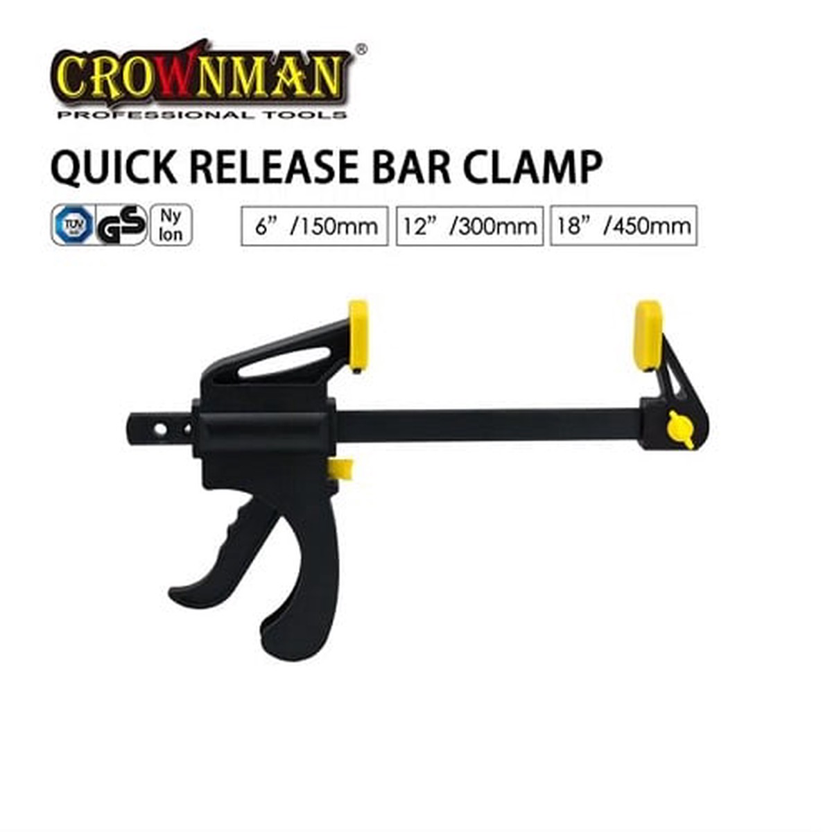 Crownman 18" Quick Release Clamp (450mm) | CR637