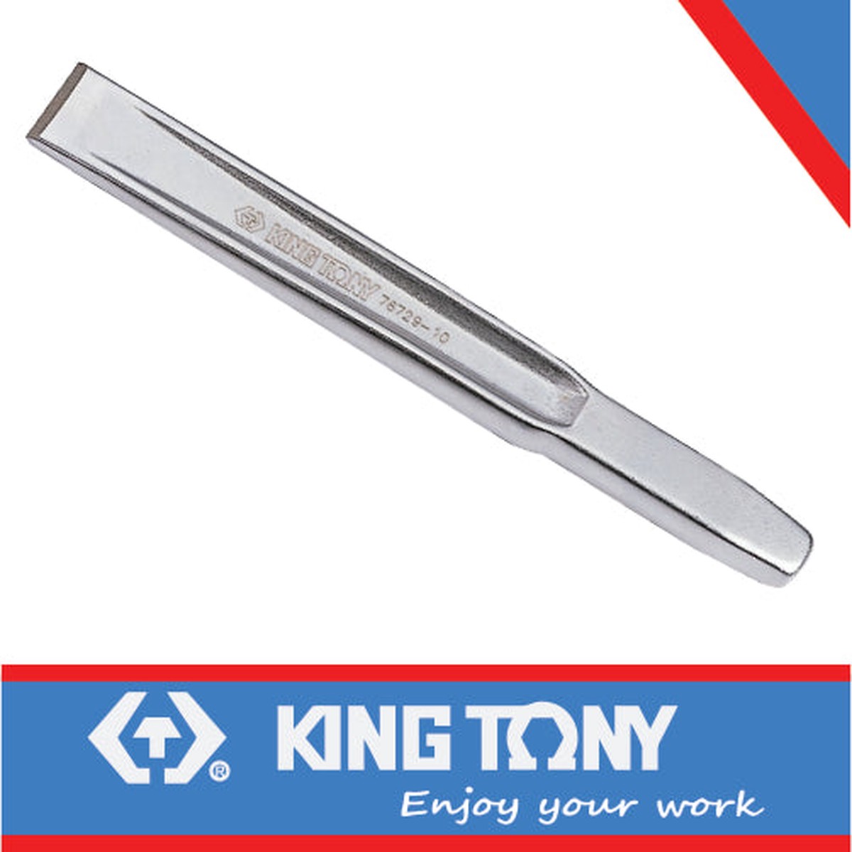 KING TONY CHISEL FLAT RIBBED 25 X 200MM | 76724 08