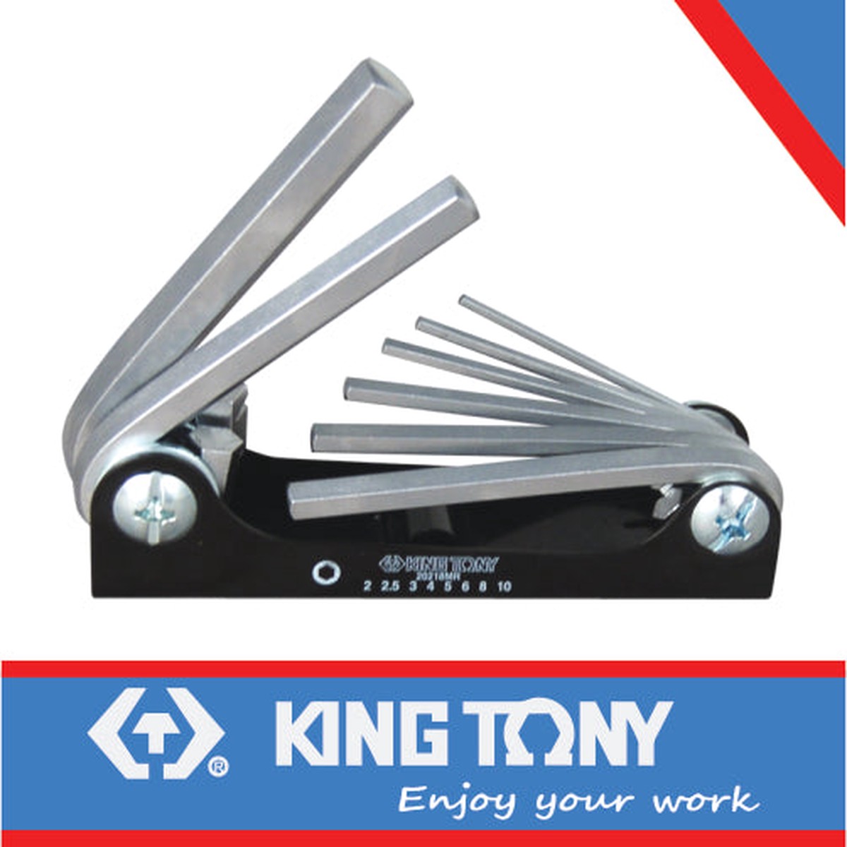 KING TONY ALLEN KEY KNIFE TYPE 2 10MM | 20218MR